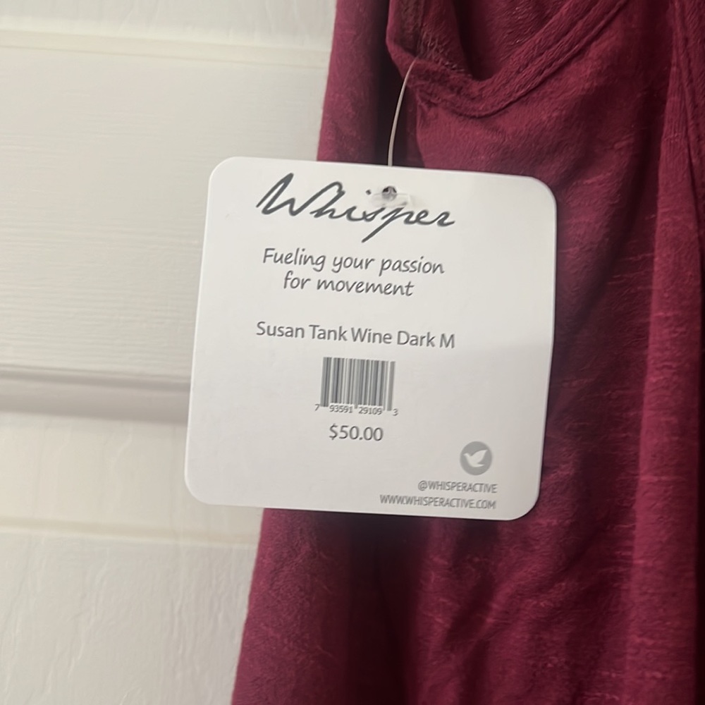 Whisper Susan tank in wine dark ❤️ - Picture 4 of 4